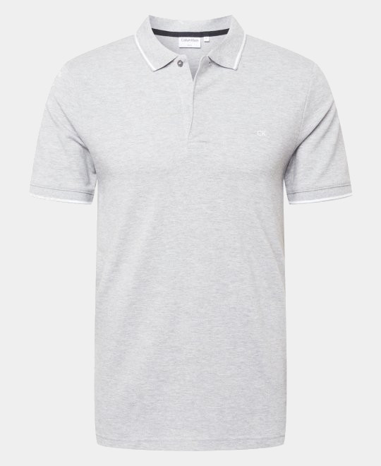 Šviesiai pilko polo marškinėliai - Calvin Klein