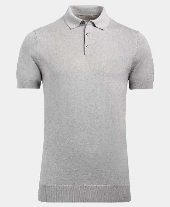 Šviesiai pilko polo marškinėliai - Suitsupply