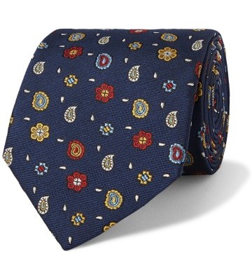Stilinga vyriška dovana mėlynas raštuotas kaklaraištis