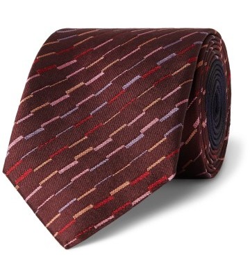 Stilinga vyriška dovana raudonas dryžuotas kaklaraištis
