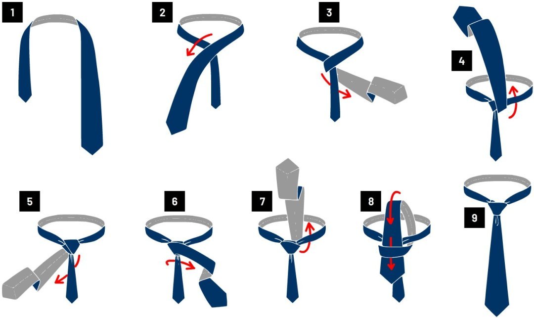 Kaip užsirišti pusinį Vindzoro kaklaraiščio mazgą