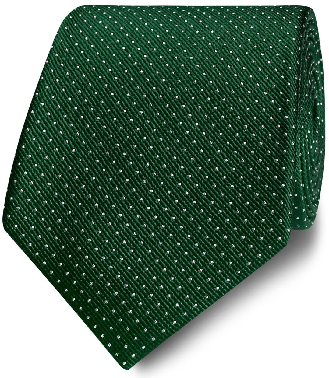 Žalias taškuotas kaklaraištis